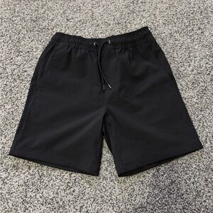 Kids Black Casual Shorts - Youth